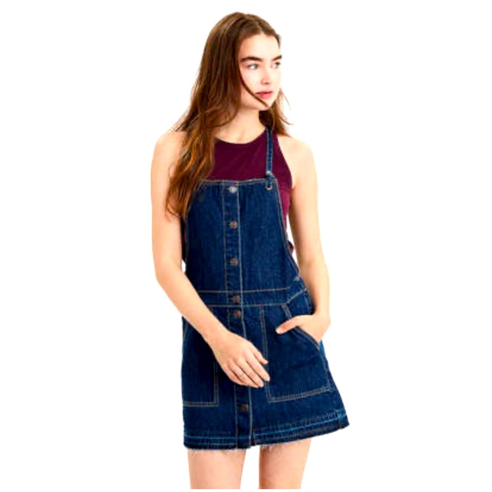 Overall Dress American Eagle Jean Dress American Eagle Denim